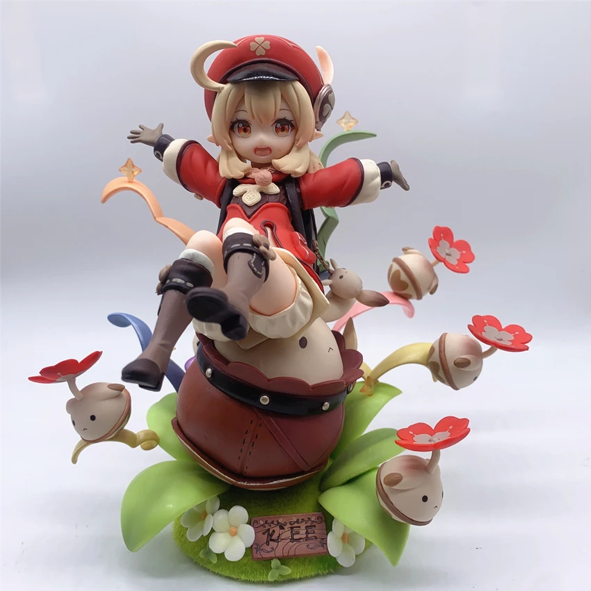 

Kawaii Genshin Impact Klee версия модели Girl, фигурка мондштатта, великолепная и Искрящаяся экшн-модель из ПВХ, коллекционные игрушки, куклы, подарки