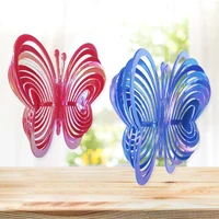 butterfly windmill decor butterfly rotating wind chimes wind spinner wind catcher outdoor and garden decoration holiday gifts