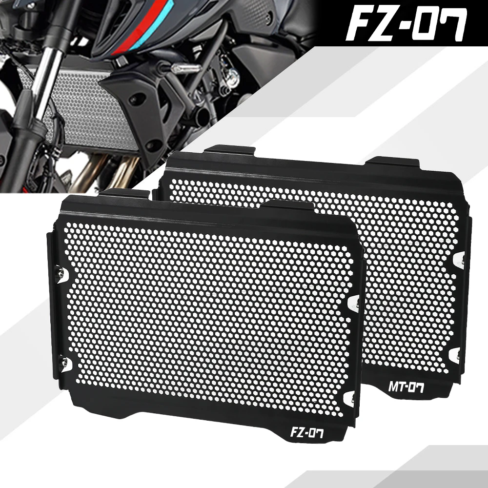 

For YAMAHA MT-07 FZ-07 MT07 FZ07 2021 2022 2023 Motorcycle Accessories Radiator Grille Guard Cover Protector Parts MT 07 FZ 07