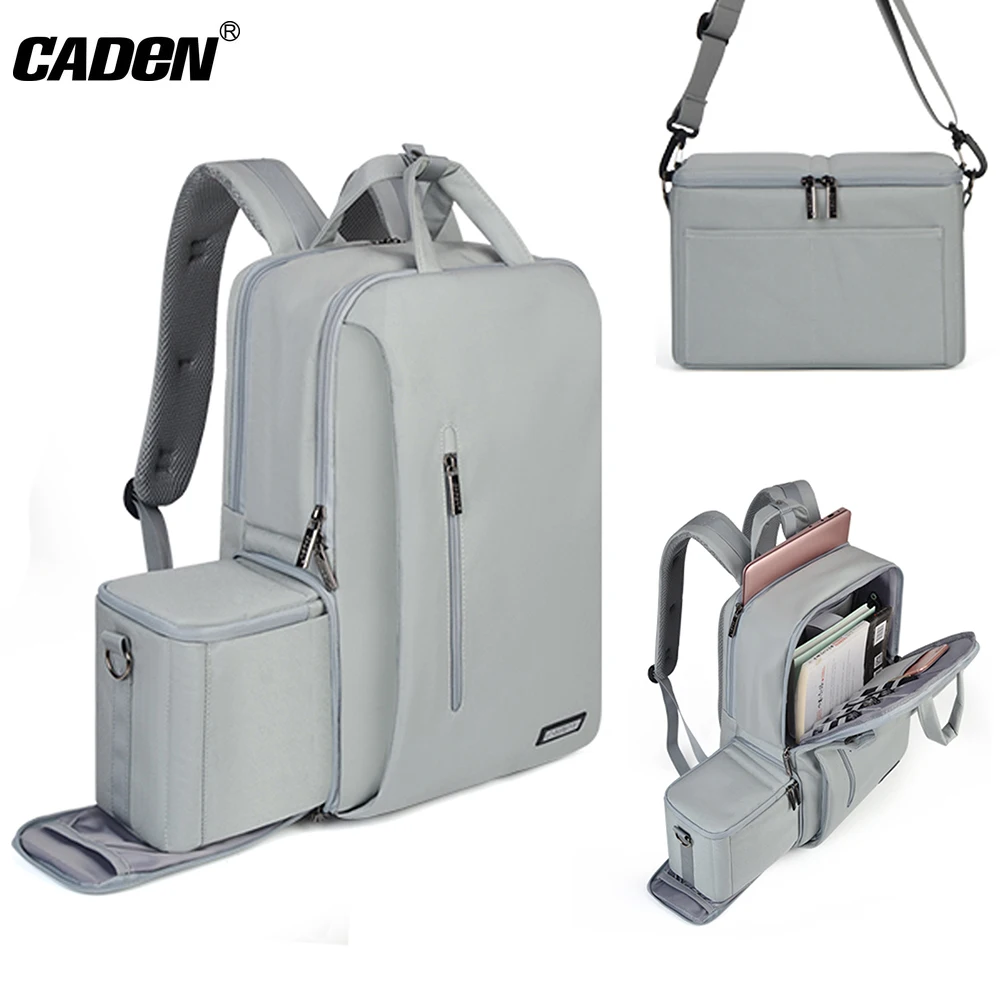 

CADeN DSLR Camera Backpacks Professional Anti-Theft Large Case for Canon Nikon Sony Laptop Ipad Outdoor Travel Bag for Men Women
