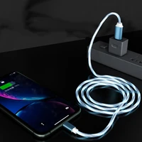 yocpono luminous phone cable for party inside car charging cable 1m usb c micro universal charge wire fashion free shipping