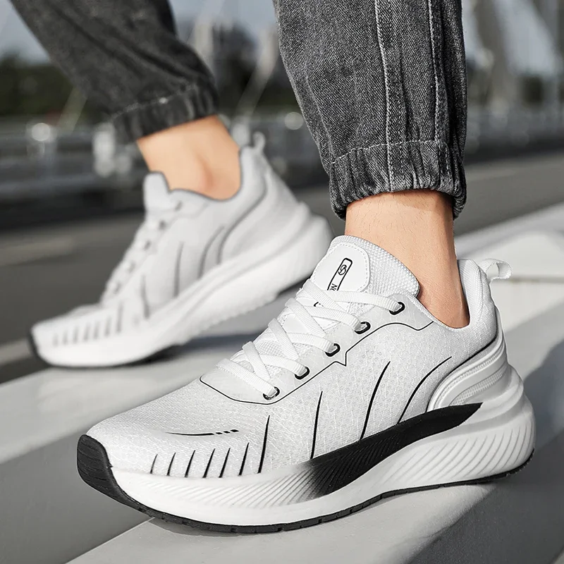 Кроссовки Унисекс 2024 Легкая Стелька Из ЭВА С Дышащей Сеткой Для Бетонного Пола