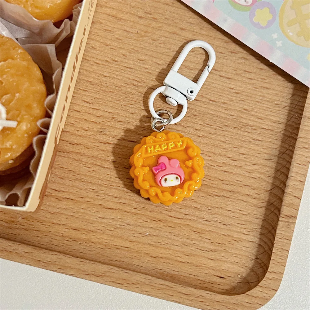 Милый брелок с изображением лунного торта середины осени Kt Cat Kuromi Melody сумка