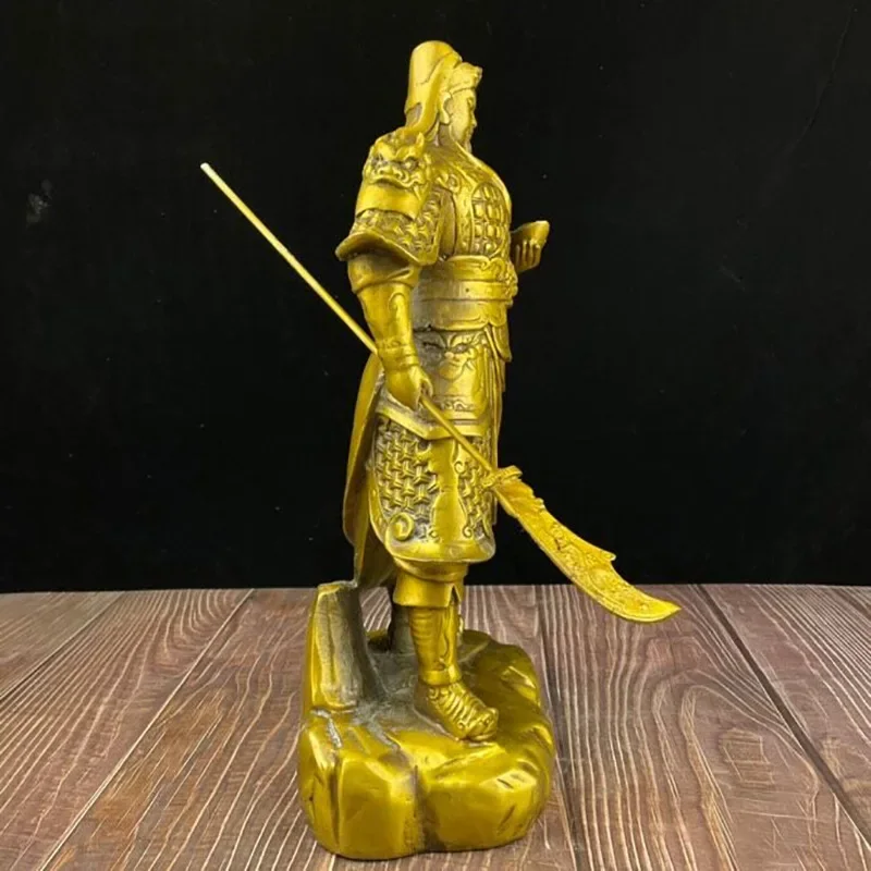 Латунная статуя Guan Gong
