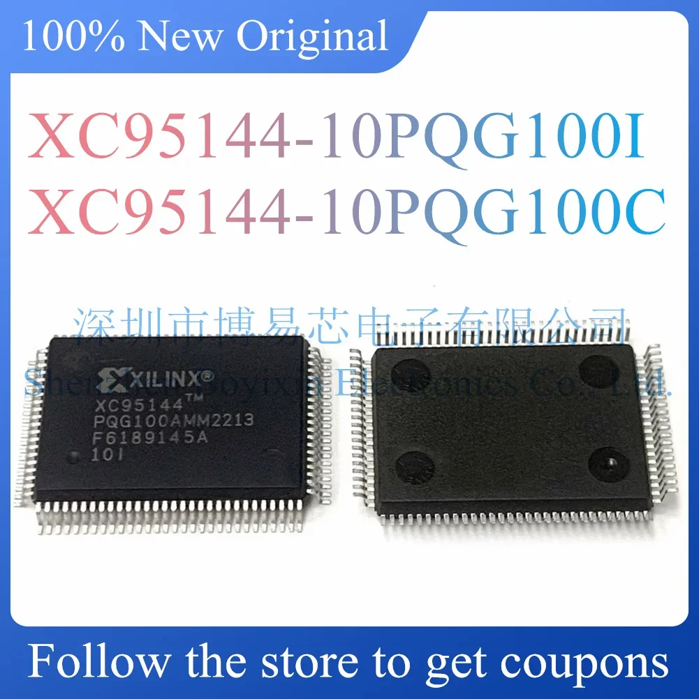 NEW XC95144-10PQG100I XC95144-10PQG100C.Original Product.