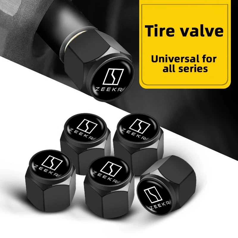

Колпачки клапанов автомобильных колес для ZEEKR X 001 009 2022 2023 2024 ZEEKR 4 шт. пылезащитные водонепроницаемые аксессуары