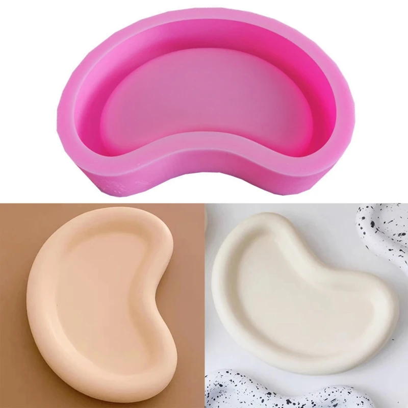 

Tea Table Coaster Molds Silicone Pea Tray Molds Epoxy Resin Casting Molds Jewelry Storage Decoration Mould for DIY Craft