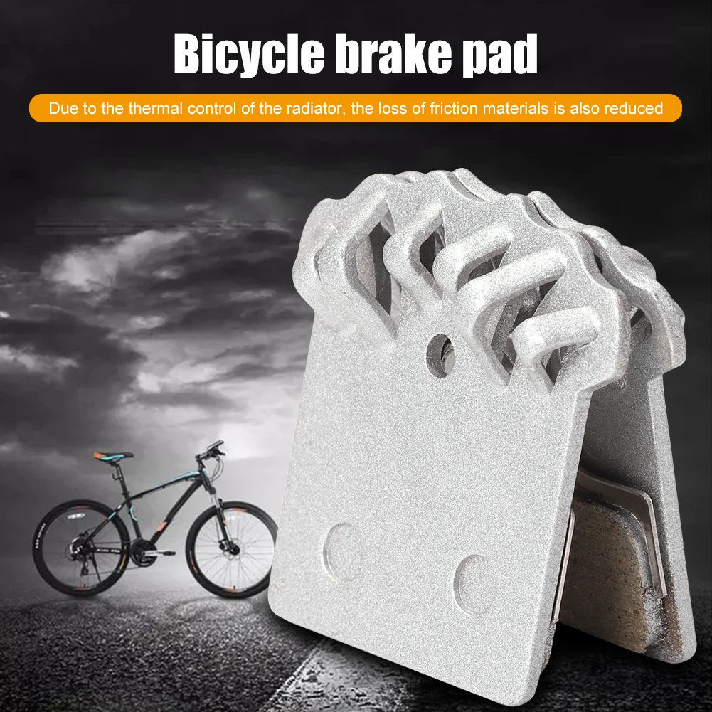 

1 Pair Bicycle Hydraulic Disc Brake Pad With XTR Caliper Heat Dissipation Semi Metal Resin With Cooling For MTBMountain Bike