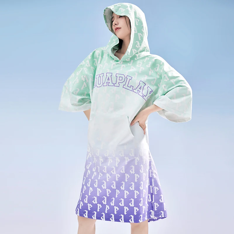 AquaPlay пончо для серфинга пляжное быстросохнущее одеяло полотенце плавания