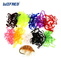 wifreo 3packs6m scud back stretch rubber thin film silicone strips midge shrimp pawn fly backing czech nymph tying material 3mm