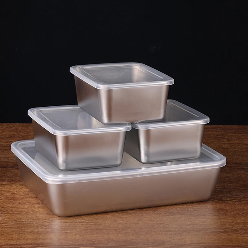 Контейнер для хранения продуктов из нержавеющей стали мяса и замороженных с