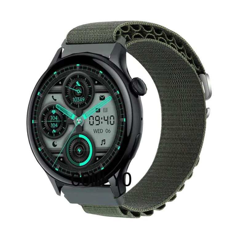 Ремешок 3 в 1 для смарт-часов AMOLED HK85 нейлоновый мягкий браслет с ремешком Защитная