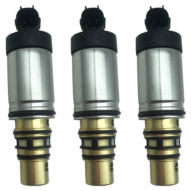 

3X Factory Auto Air Conditioning Compressor Control Valve Without Black Bumps For HYUNDAI Electric Control Valve