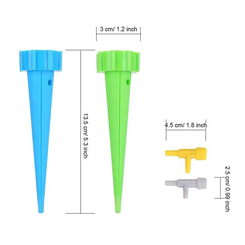 Self Watering Spike Adjustable Drip Irrigation System Device With Slow Release Control Plants Auto Water Dripper |