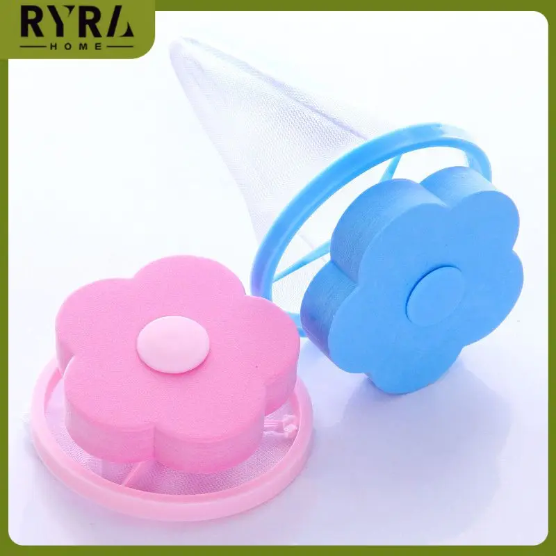 

Household Washing Net Washing Machine Pet Fur Hair Removal Filter Bag Trap Reusable Dirt Catch Dropshipping Hair Filter Floating