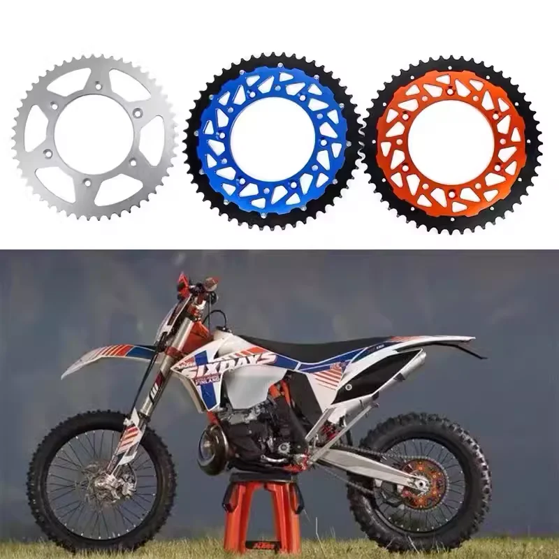 Задняя звездочка цепи 50T 52T для Honda CR CRF XR CRM 125 150F 230F 230L 250 250X 250R 400 450R 450X 500 650R