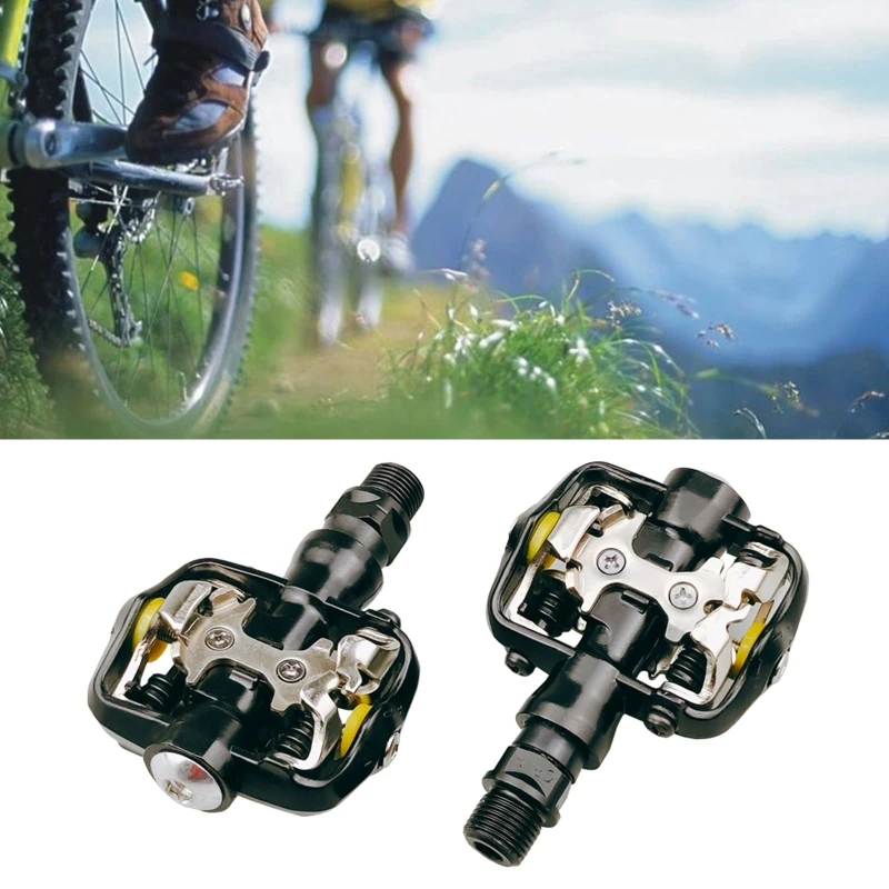 

One Pair Pedals Ultralight Aluminum Alloy Hollow Anti-skid Bearing Mountain Bike Accessories MTB Foot Pedals