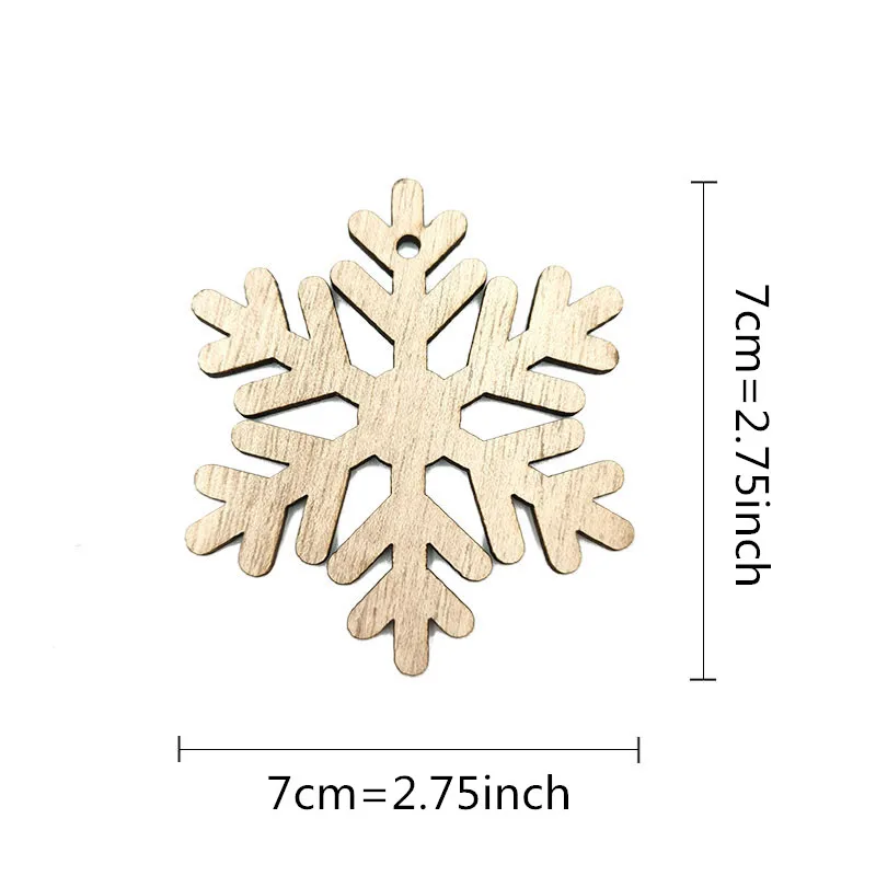 10 шт. деревянные рождественские украшения незавершенные круги для поделок