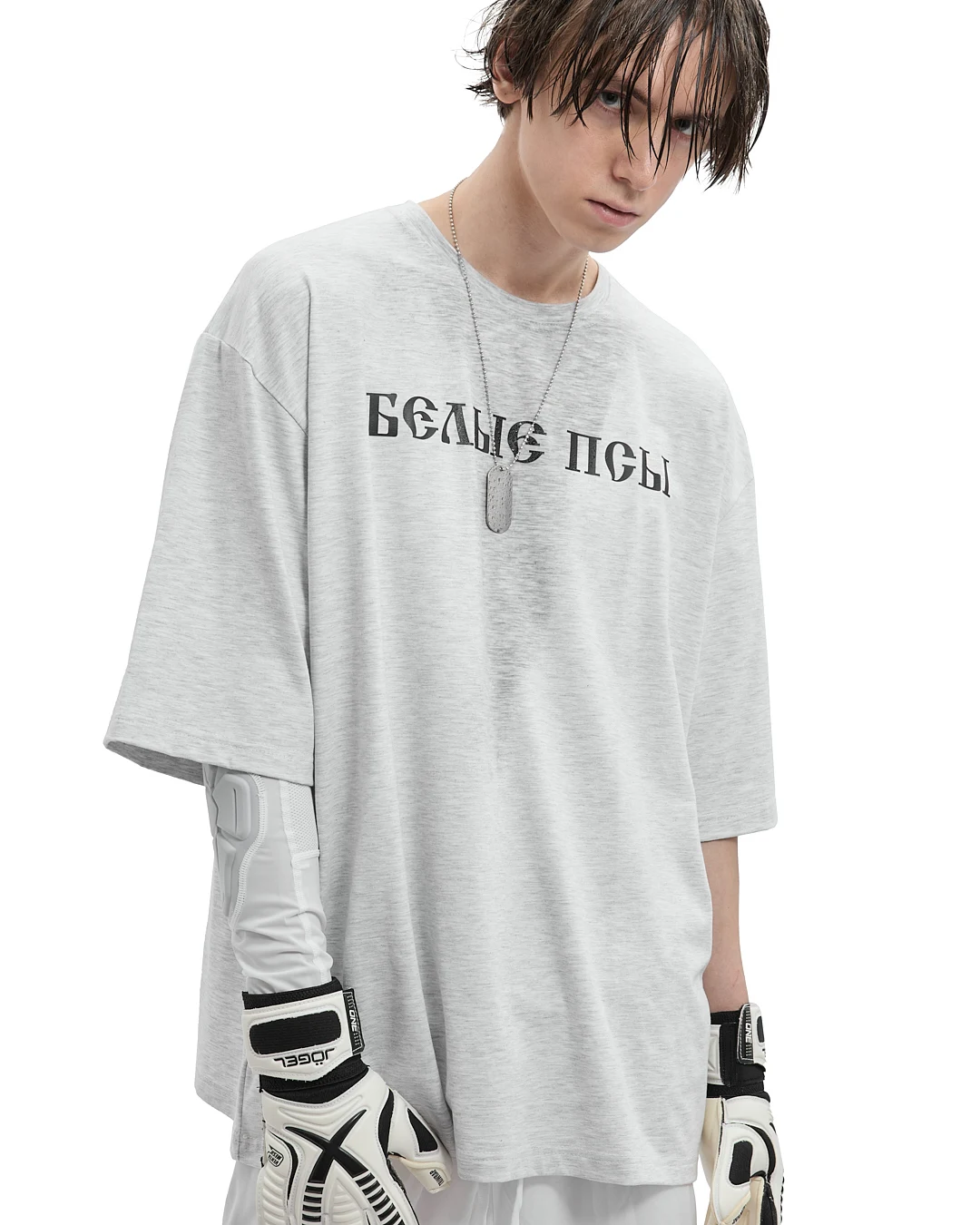 Футболка Kanye West Co-sign Black Dog Grey 100% хлопок