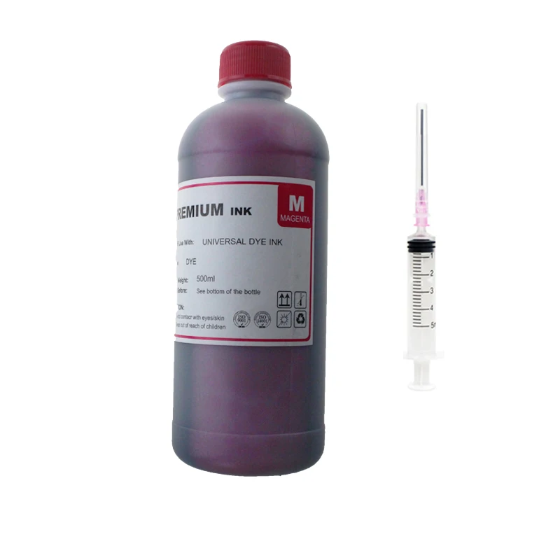 500 мл универсальная бутылка для красителей HP 123 302 304 65 61 63 Epson L100 L200 L392 Canon PG445 652 545 440