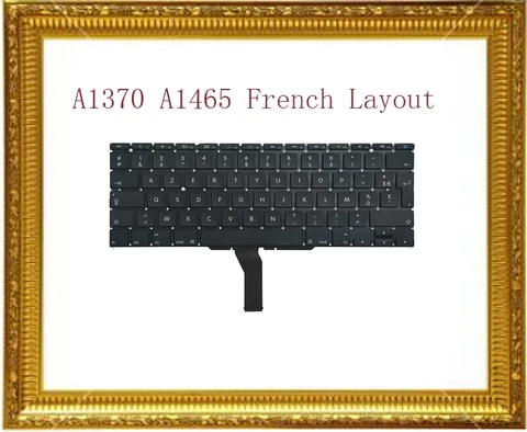 Совершенно новая A1370 A1465 клавиатура для Macbook Air 11 "A1370 A1465 США Великобритания Германия Испания Французская клавиатура 2011 2012 2013 2014 2015 года