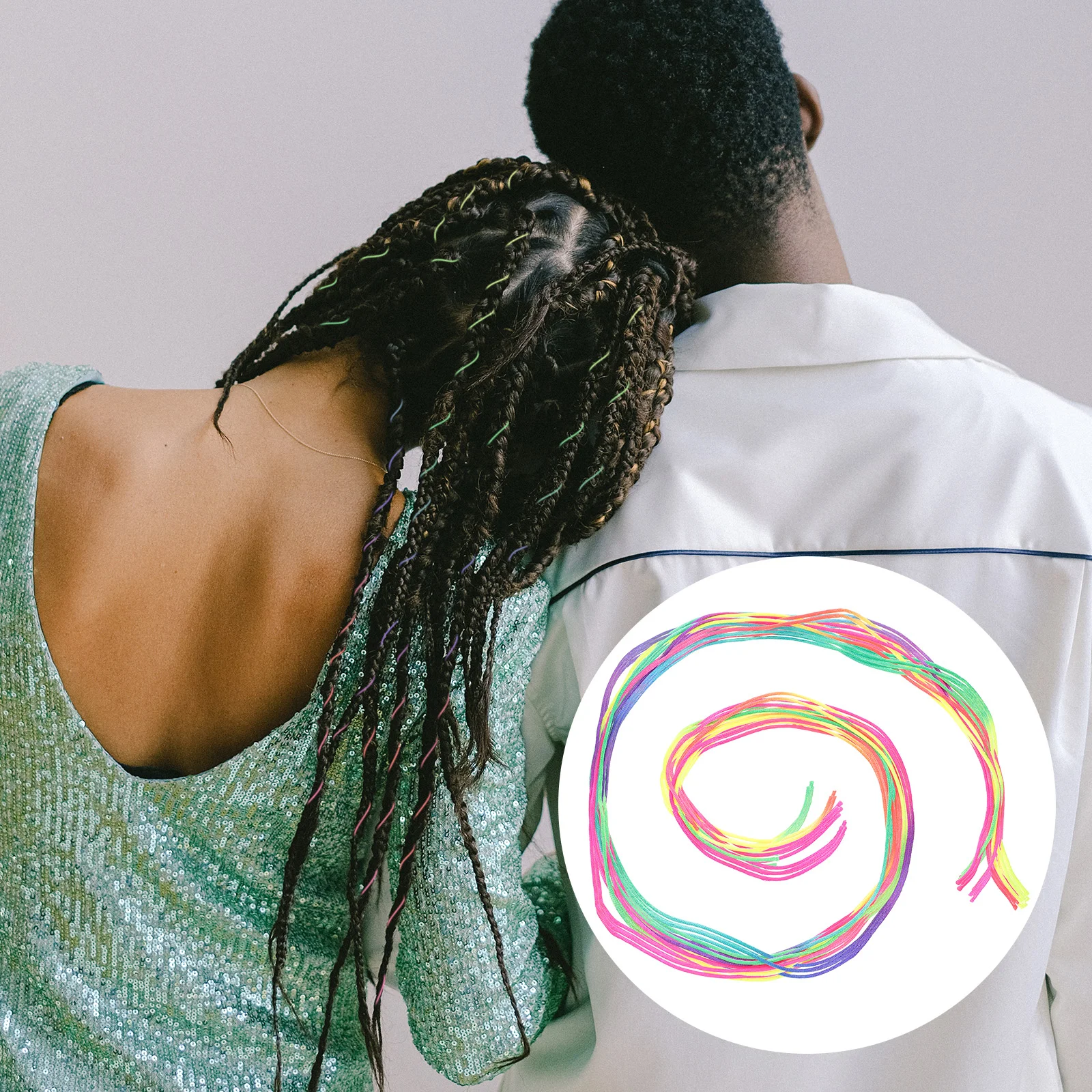 

30 Pcs Braided Hair Color Rope Braiding Accessories Kids Wrap Jewelry Braids Stuff