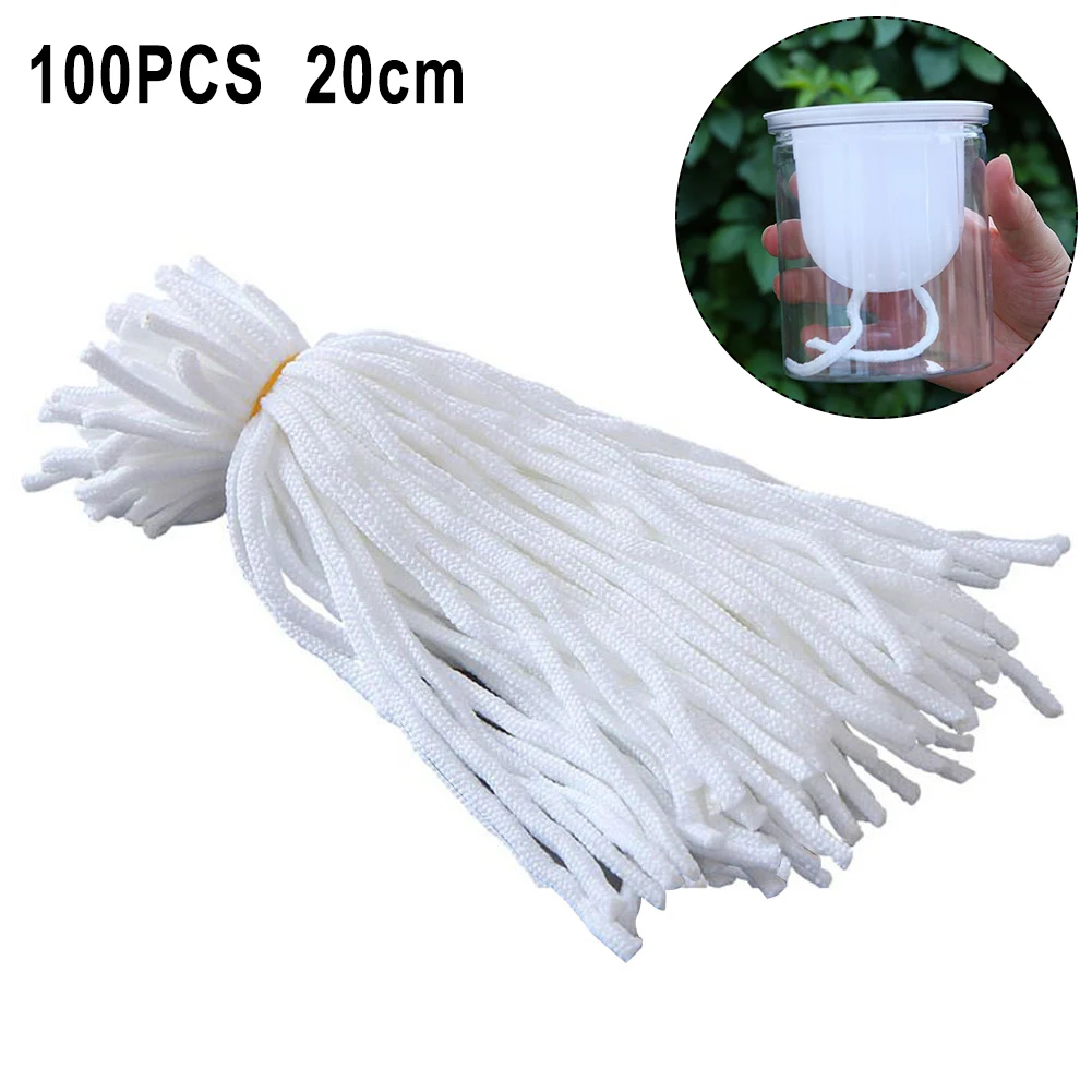 

100Pcs 20CM DIY Watering Absorbent Cotton Rope For Indoor Potted Plant Pot Plant Care Flower Pot Self Watering Accessories