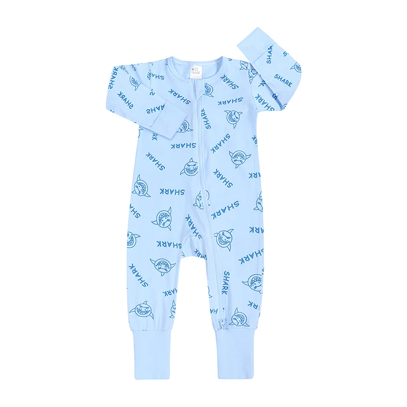 Детская одежда пижамы комбинезоны для новорожденных детские с длинным рукавом