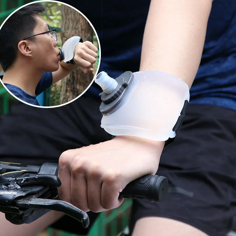

Portable Water Cup Wrist Sports Water Bottle Outdoor Cycling Running Fitness Water Bottle Bicycle Accessories Sport Gym