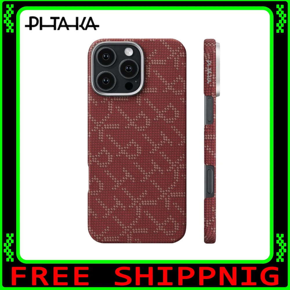 Чехол для телефона PITAKA Weave Flower Iphone 15 16 Pro Max чехол Huawei Mate70pro + магнитный кевларовый