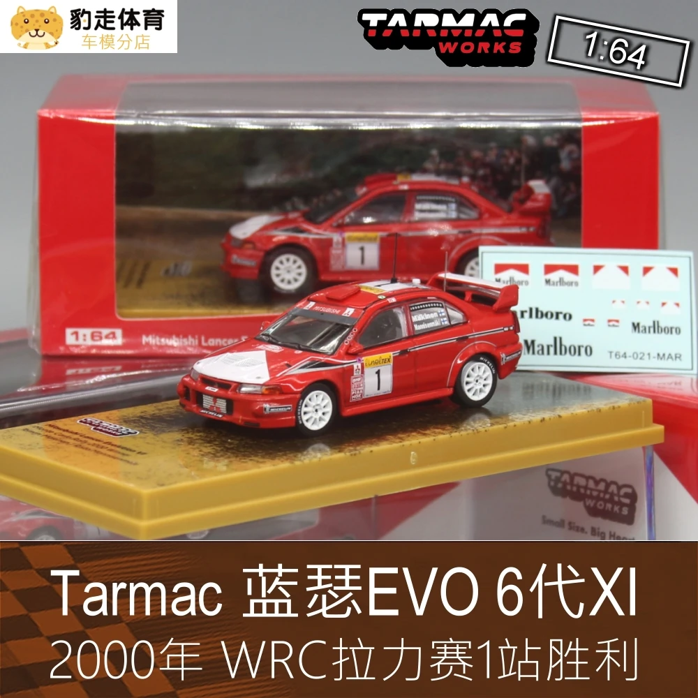 

Tarmac работает 1:64 MITSUBISHI Lancer Evo VI 6 гонки WRC ралли 2000 коллекция Литой машины декоративные модели игрушки