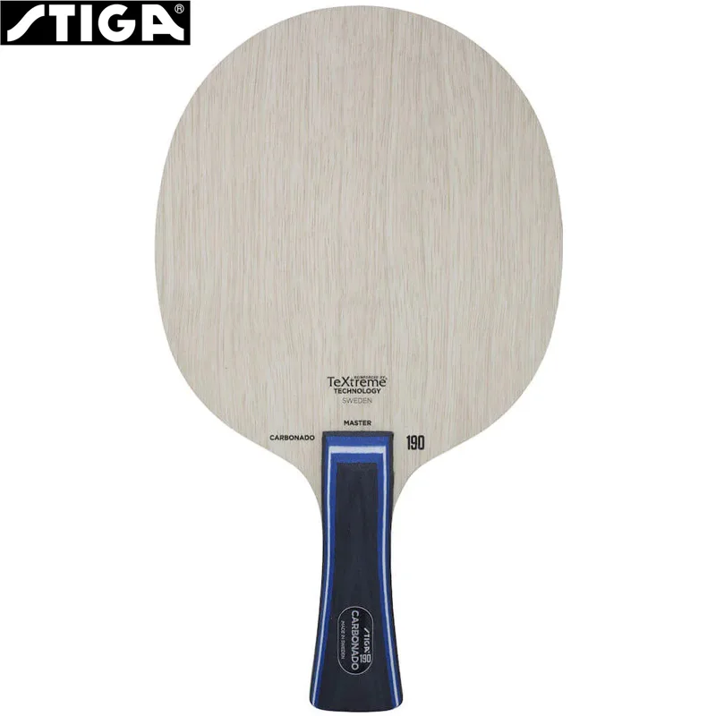 

STIGA CARBONADO 190 лезвие для настольного тенниса профессиональное 5 + 2 углеродное жесткое лезвие для пинг-понга с большой стабильностью и высокой скоростью