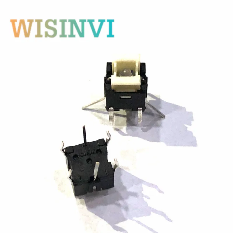 

10 шт. YT2182 6*6*7 мм SMT тактильный кнопочный переключатель с 5 цветами светодиодный микропереключатель переключатель сброса 6X6X7 качество