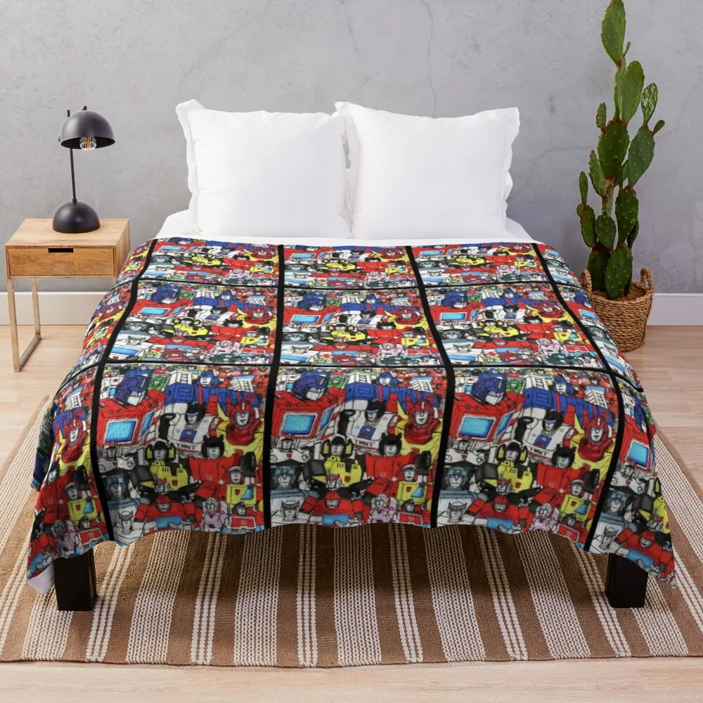 

transformers autobots Throw Blanket quilt blanket Fleece