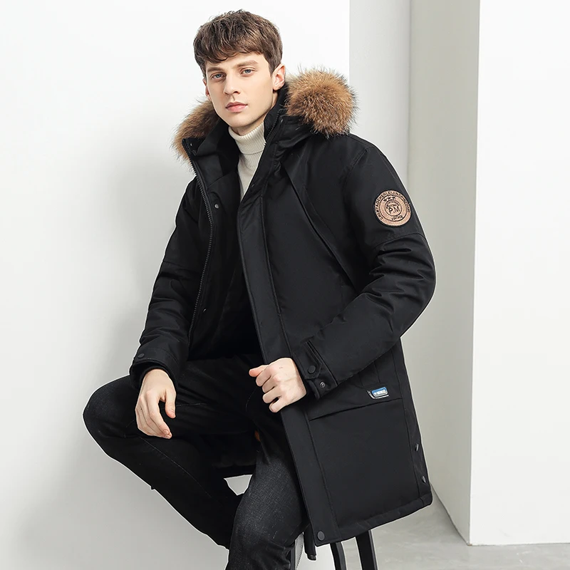 2022 Autumn Winter New Thickened Warm Windproof Hooded Jacket Men Fashion Casual Parka Coat Men Military Cargo Down Jacket Men
