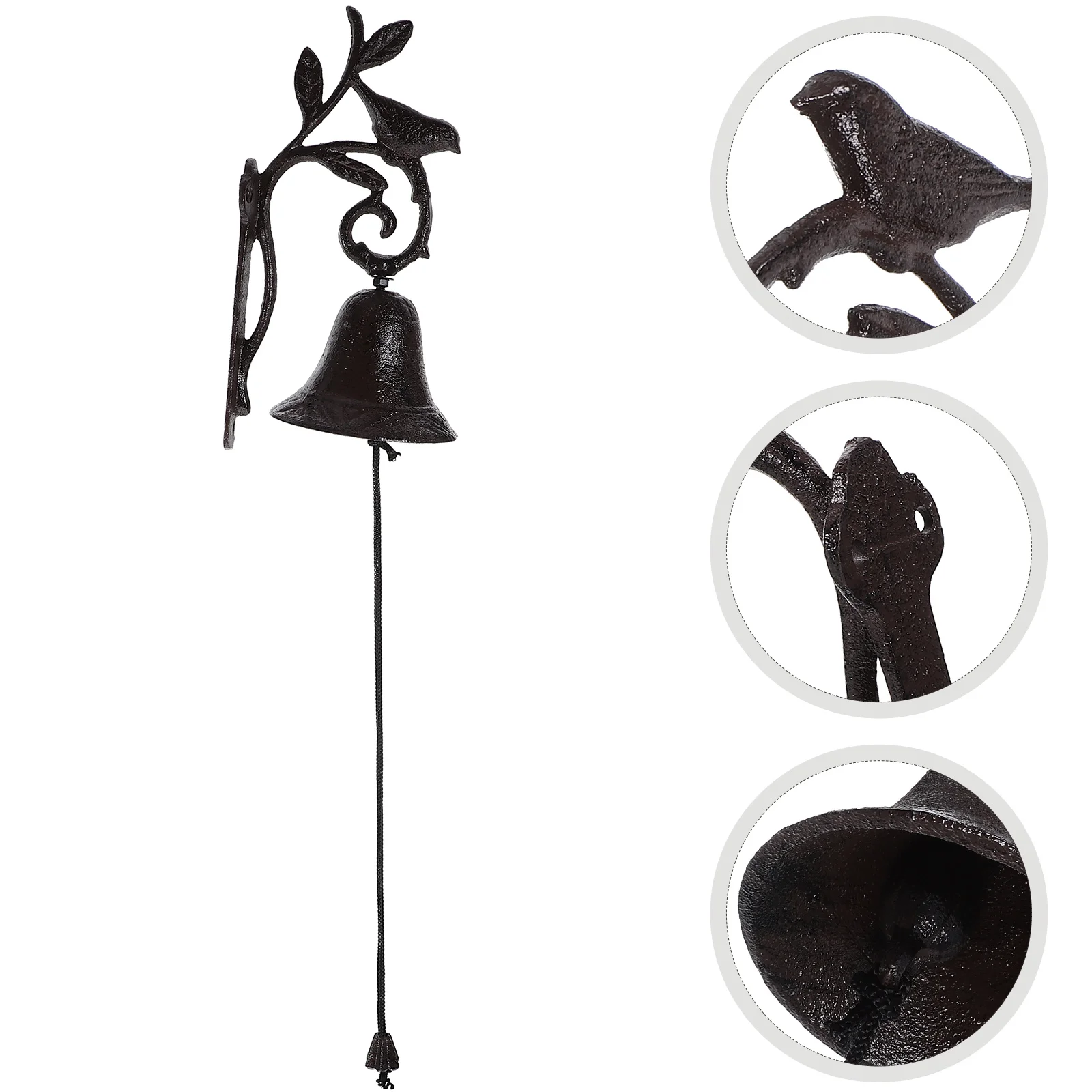 

Heavy Duty Hand Waving Birds Door Bell Retro Wall Mounted Hanging Door Bell
