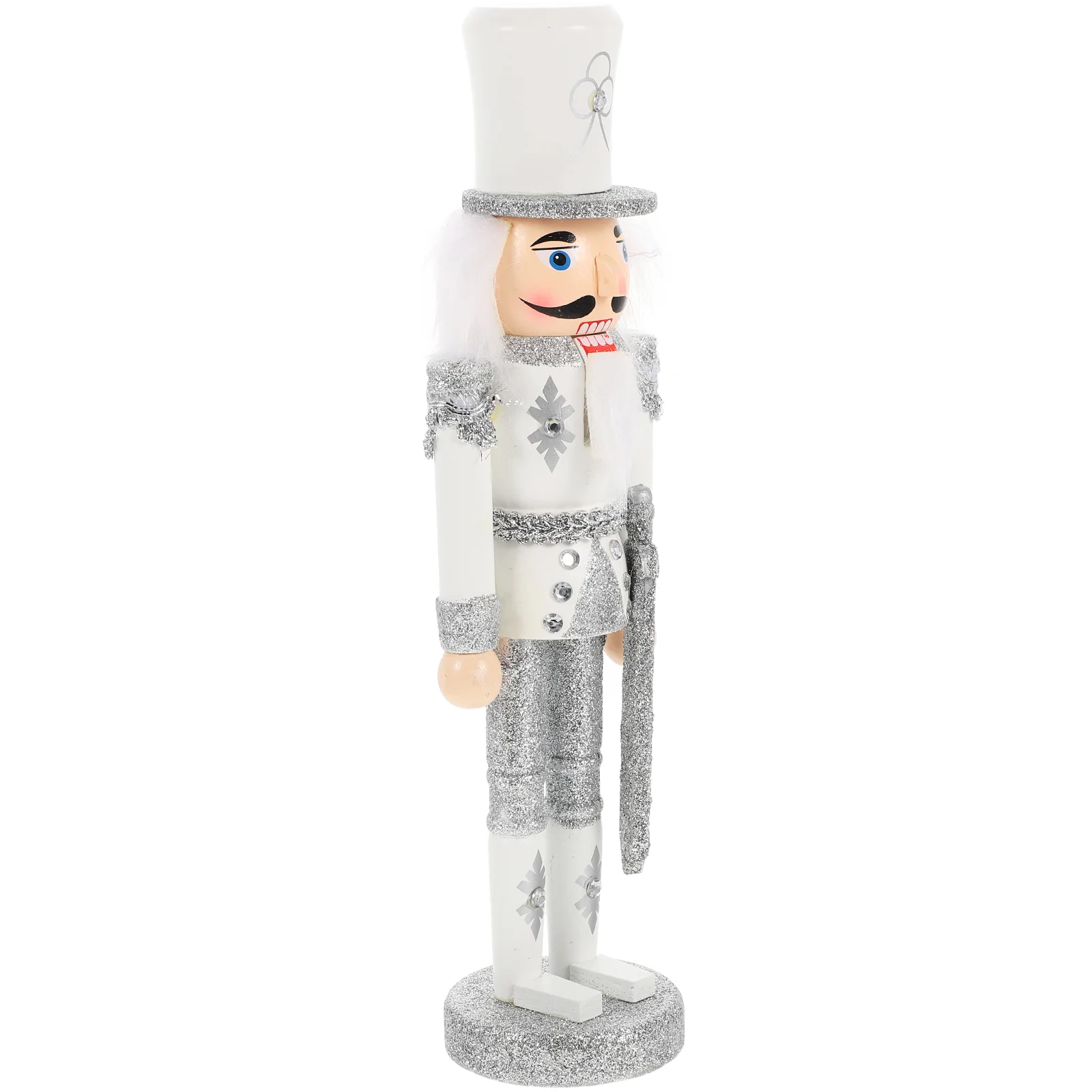 

Nutcracker Christmas Nutcrackerswood Decor Wooden Desktop Ornament Table Partyfigures Craft Ornaments Soldier Figurines