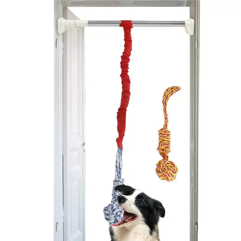 

Жевательная игрушка для собак, интерактивная игрушка для прорезывателя, сверхпрочная веревка для зубов, набор игрушек для средних собак, хл...