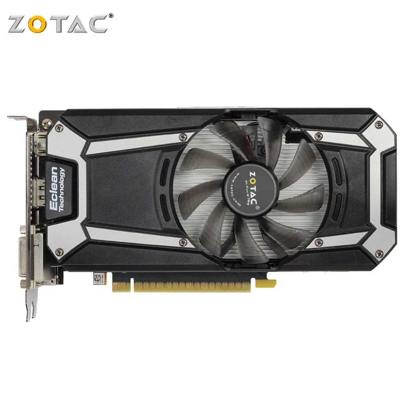 ZOTAC GTX 750-2GD5 Graphics Cards GDDR5 128Bit Video Cards GTX 750 2GB GM107 Map For NVIDIA GT 700 GTX750-2GD5 видеокарта Used