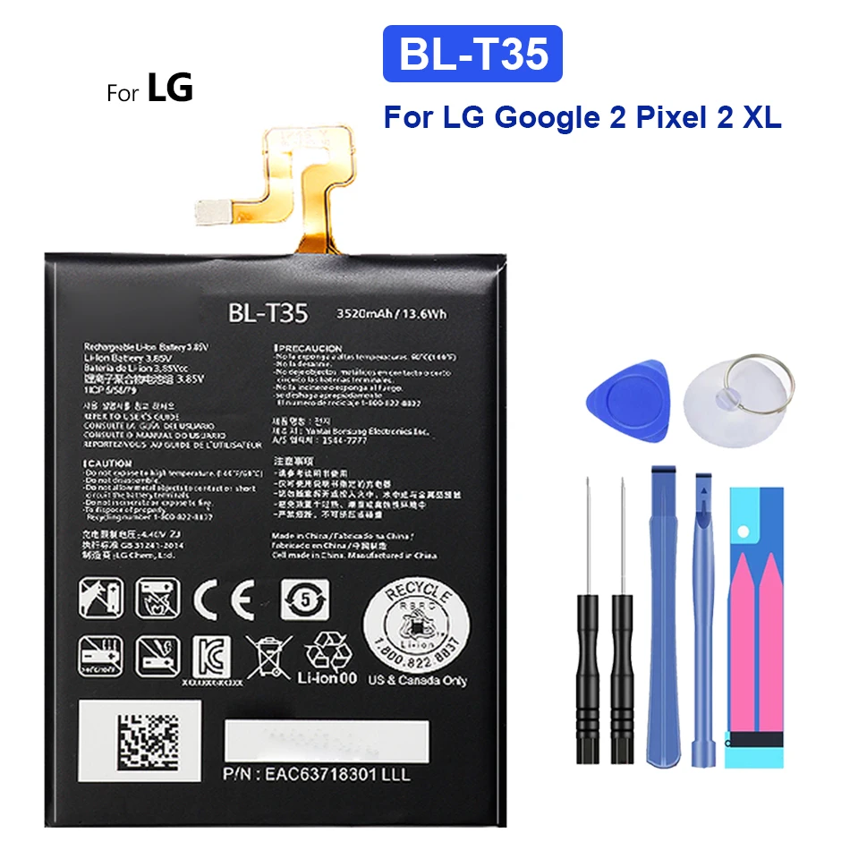 

Аккумулятор для LG Google2 Google 2 Pixel 2 XL Pixel2 BL T35 BLT35