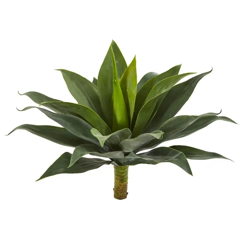 

Large Agave Plastic Artificial Plant (Set of 2), Green Flowers for weddding decoration Girlfriend gift Hydrangea Peony artificia