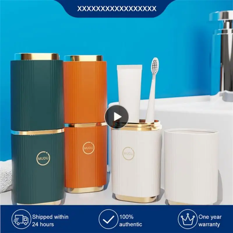 

Travel Toiletries Storage Cup Travel Wash Cup Set Plastic Toothbrush Storage Case Household Storage Cup For Outdoor Travel