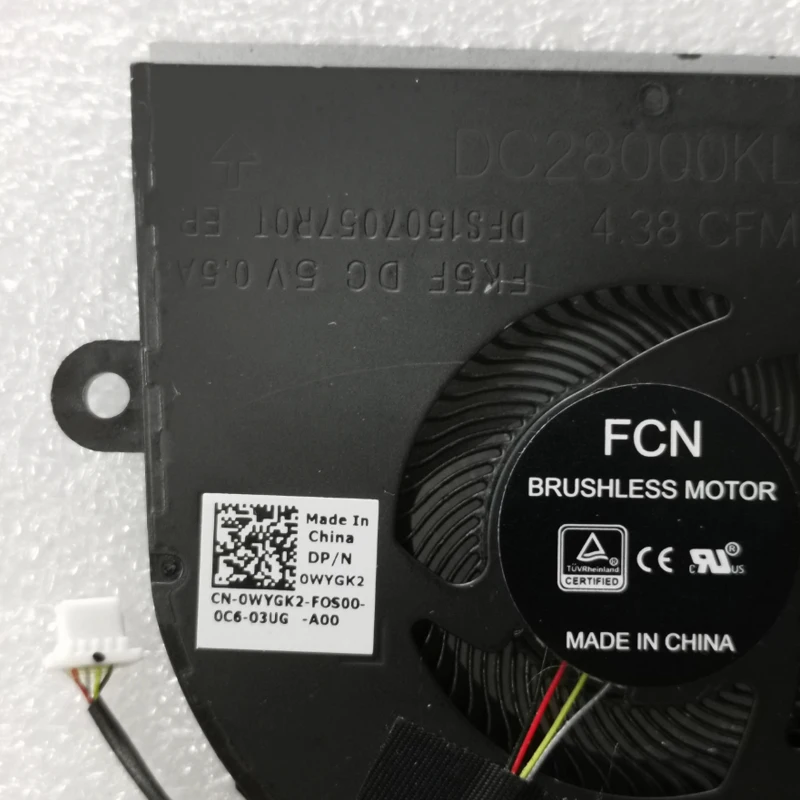 Фото Вентилятор охлаждения и радиатор для ноутбуков DELL Inspiron 3493, 3490, 5493, 5494, 3480 (0KG04J, KG04J, 0WYGK2, WYGK2, AT2ET0020R0) №5