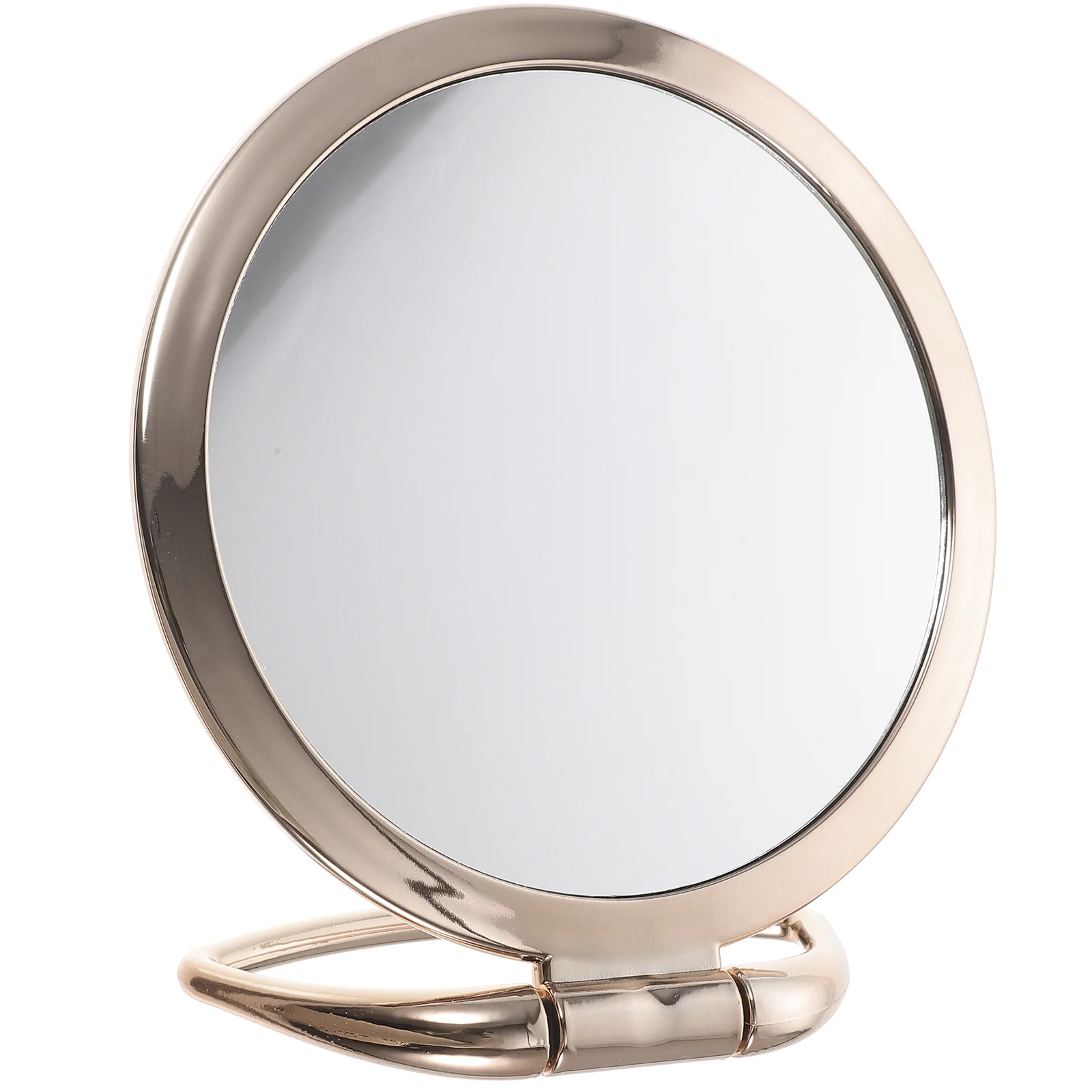 

Handheld Mirror Double Sided Folding Women Tabletop Mirrors Magnifier Bedroom Plastic Makeup Student