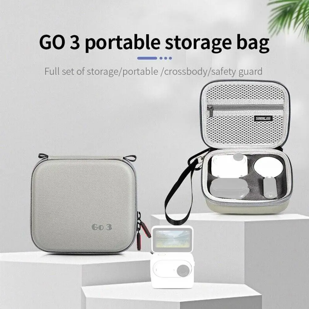 

Storage Bag For Insta360 GO 3 Carrying Case Handbag Protective Box For Insta360 GO 3 Travel Carrying Case Camera Accessories