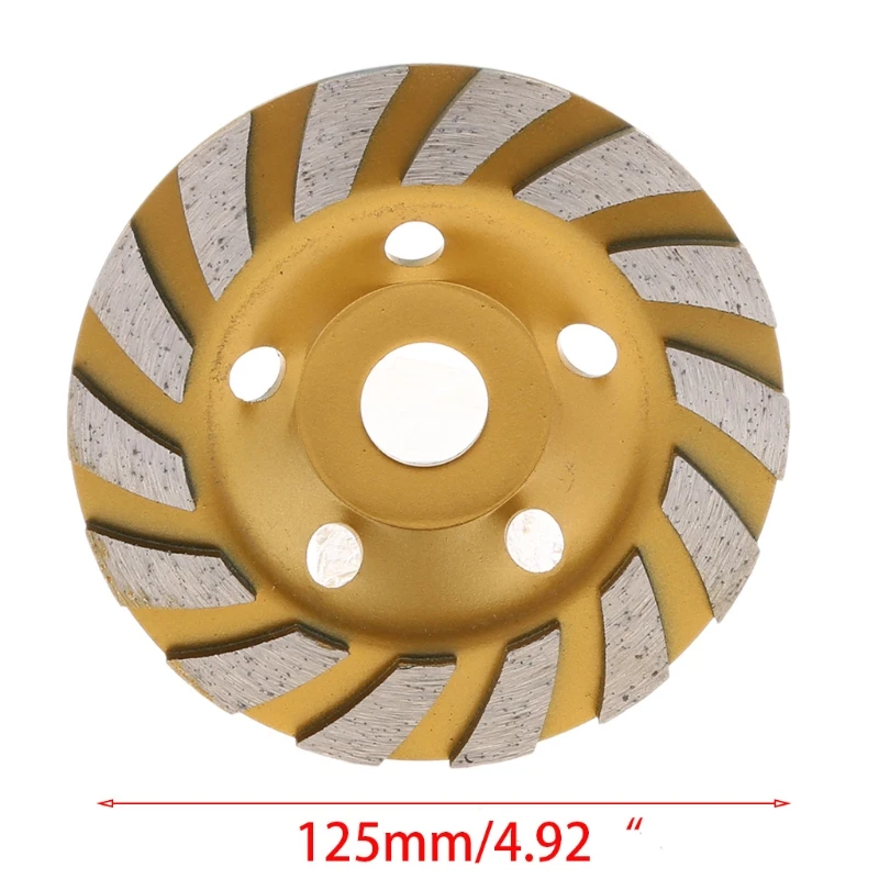 

125mm Diamond Grind Cup Segment Grinding Wheel Disc for Angle Grinder Accessory
