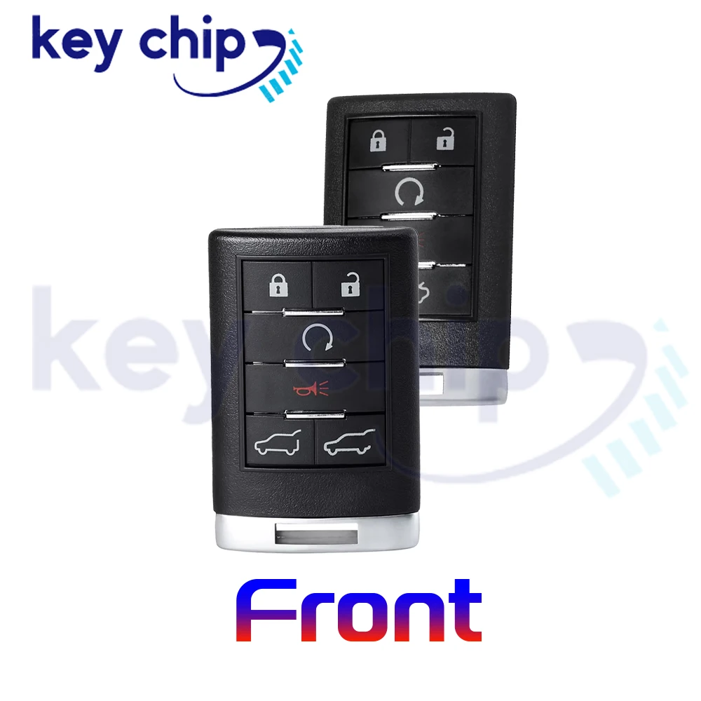 Фото Брелок для Cadillac CTS DTS STS SRX Escalade ESV EXT 315 МГц, FCC ID: OUC6000066, бесключевой смарт-пульт для автомобиля, 2007-2014 №2