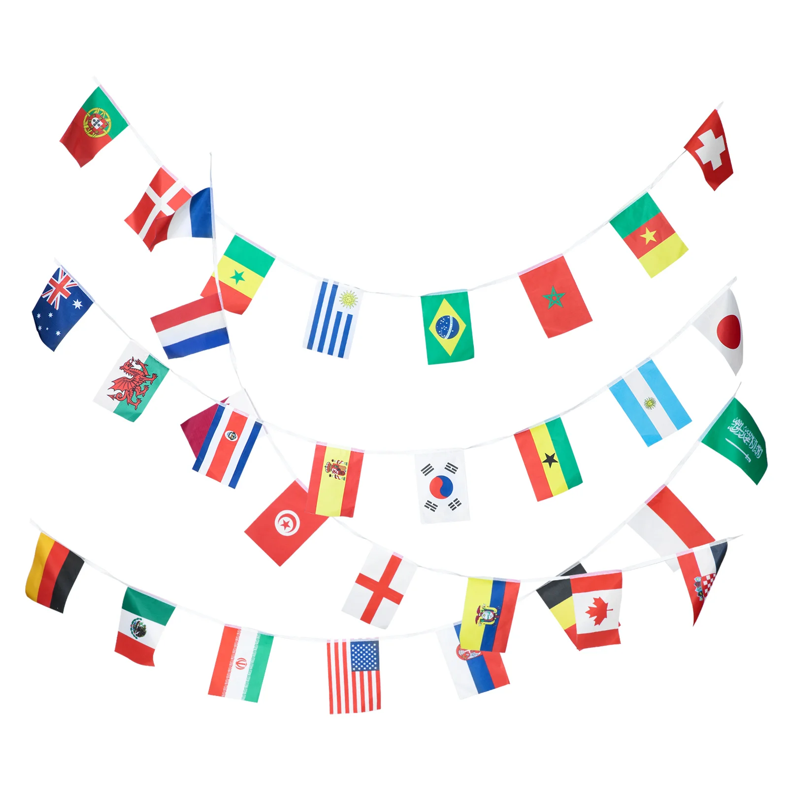 

Flag Flags Banner String World Countries Cup International European Bunting Party Hanging Country Roomopening Football Garland