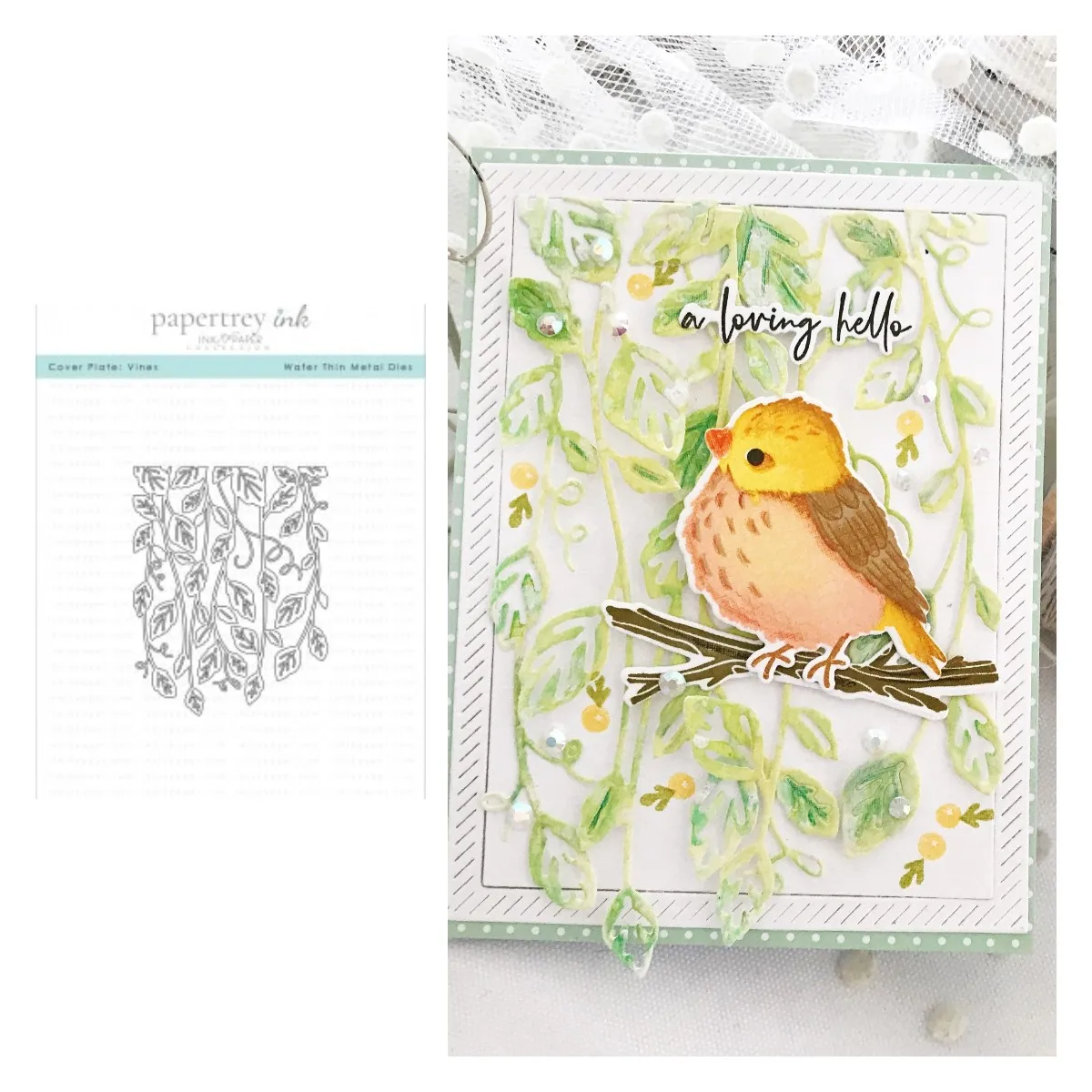 

Металлические высекальные штампы в виде виноградной лозы для самостоятельного украшения, шаблон для тиснения, сделай сам, поздравительная ...