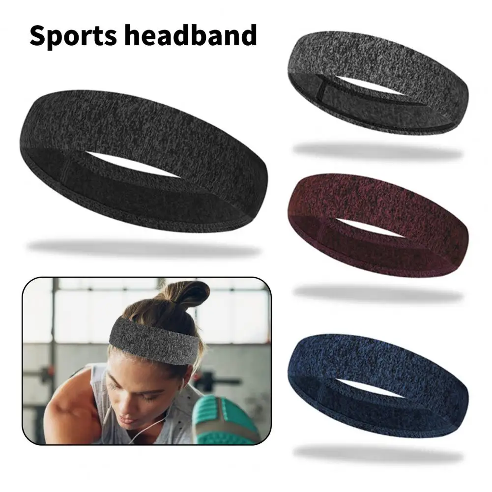 

Attractive Sweatband Soft Texture Stretchy Sweat Headband Running Stretch Sports Head Band